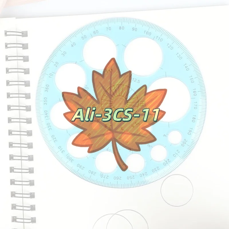 Modelli di disegno geometrico di precisione 1/2/3 pezzi - Set di stencil per cerchi e forme per studenti, artisti e architetti