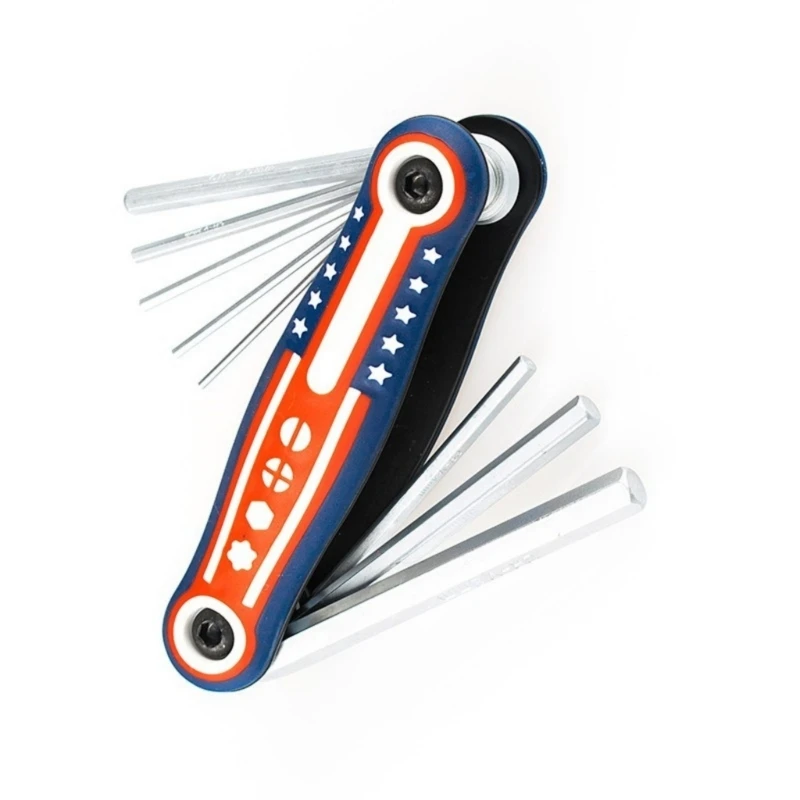 Bicycles Tool 8 In 1 Multitool Folding Screwdriver for Mountain Bike Cycling Repair Wrench for Emergency Maintenance