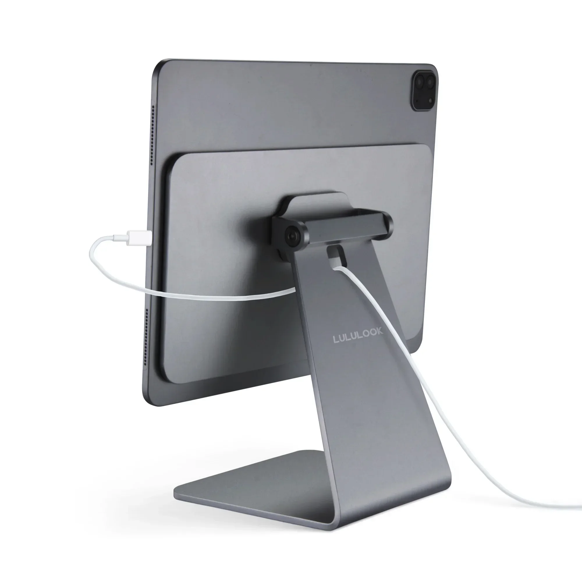 

Top! Lululook Magnetic Desktop Holder Tablet Stand For 11 12.9 inch iPad Pro Air 5 Aluminium Stand 360 Degree Rotation Magnet