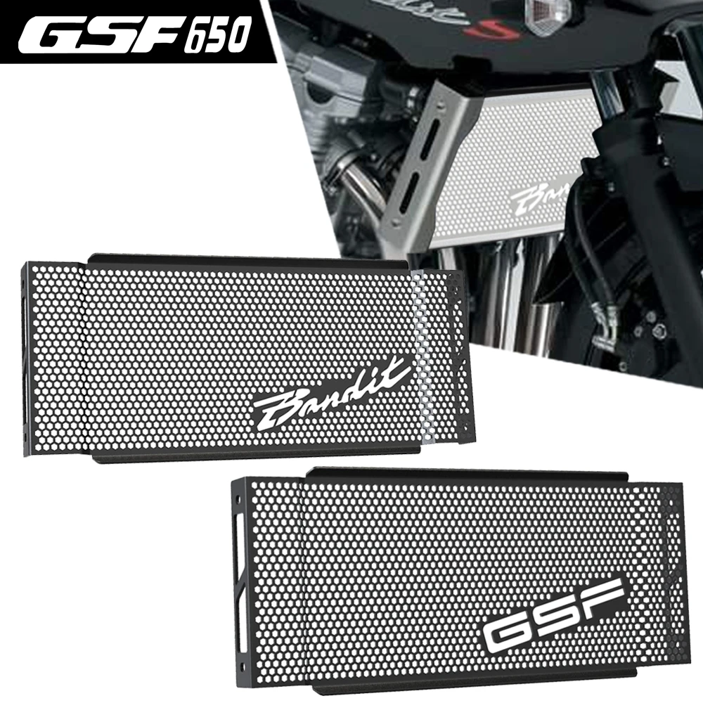 GSF 650 650S BANDIT Motorcycle Radiator Grille Guard Cover Oil Cooler guard For Suzuki GSF650/S Bandit 2005-2011 2012 2013 2014