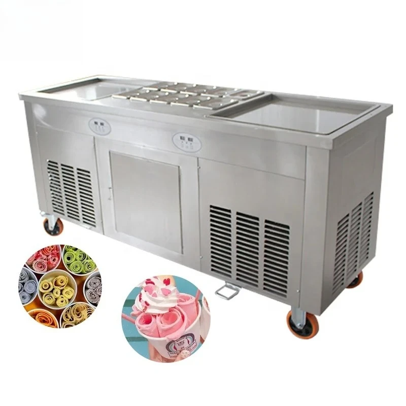 Easy Operation Ice Cream Roller Machine / Ice Shaver Machine / Fried Ice Machine