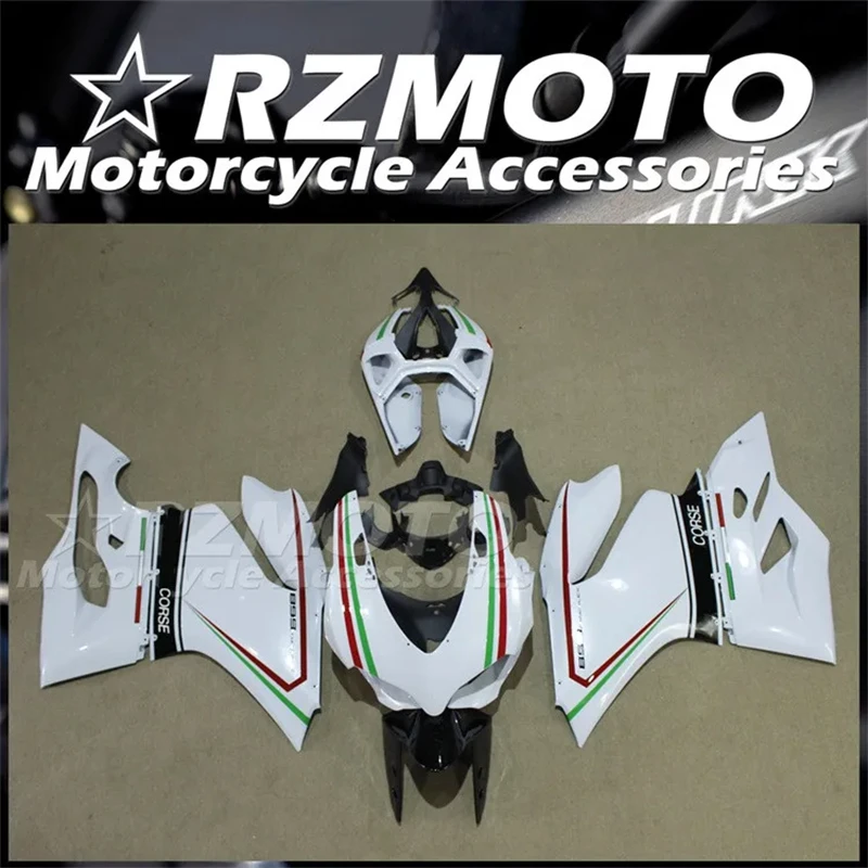 4Gifts New ABS Whole Motorcycle Fairings kit Fit For Ducati 899 1199 panigale 1199S 2012 2013 2014 2015 Custom White