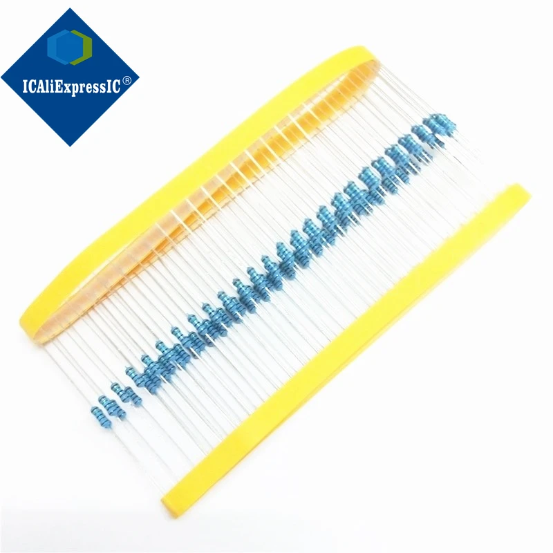 1% 금속 필름 저항기, 11R 정밀 저항기, 1/4W 골드 필름 저항기, 10 개