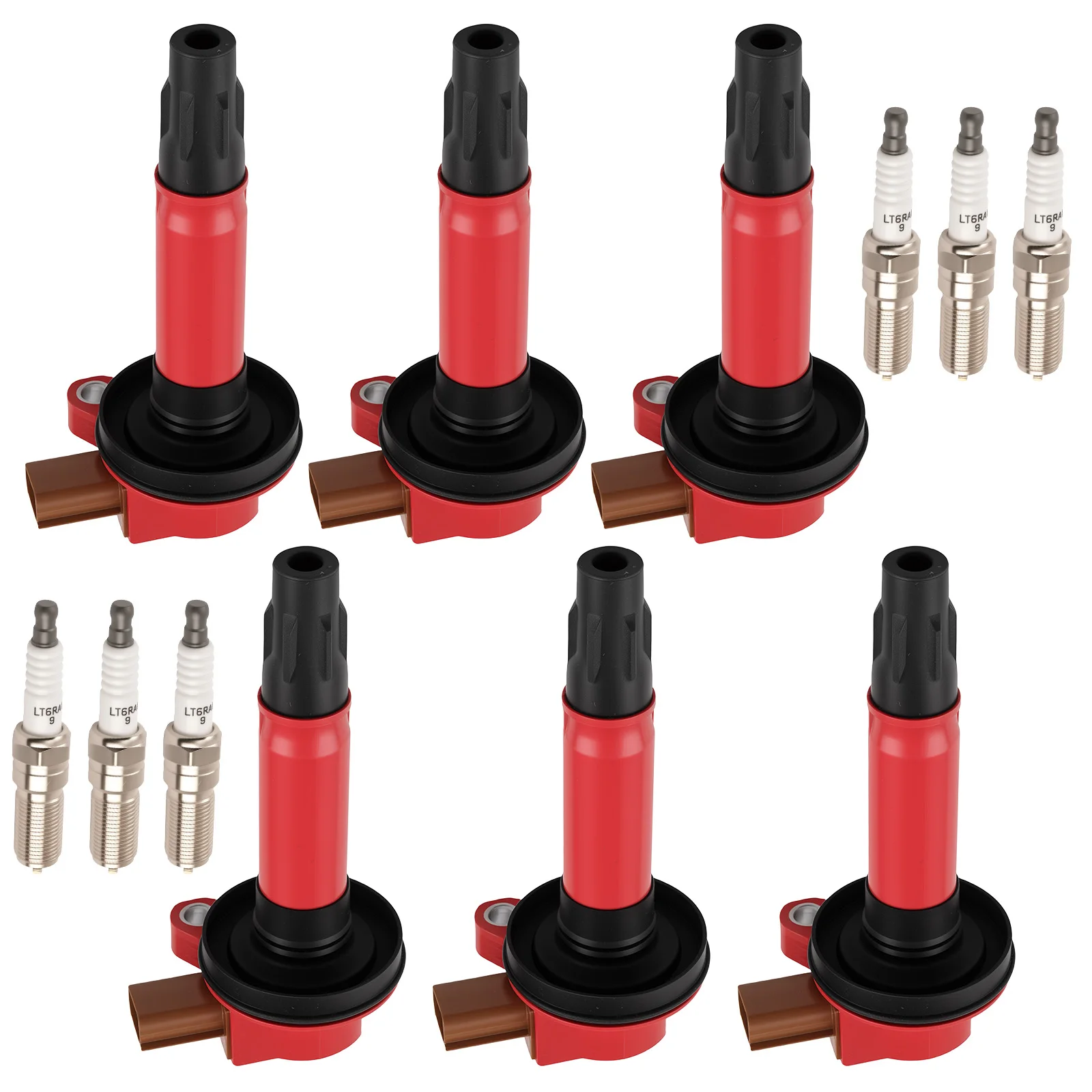 

6x Ignition Coil + Spark Plug Kit for 2015-2023 Ford Transit Series 3.5L V6