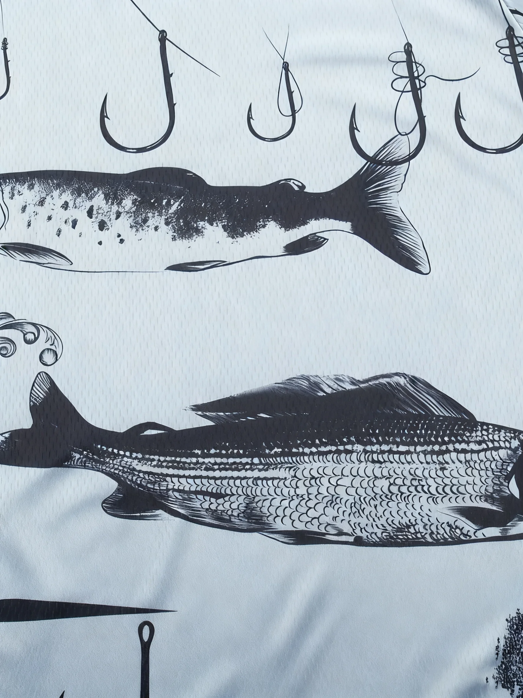 الرجال ثلاثية الأبعاد المطبوعة الصيد طويلة الأكمام تي شيرت مريحة العرق فتل تنفس الصيد الدراجات التنزه التخييم الرياضة غير رسمية