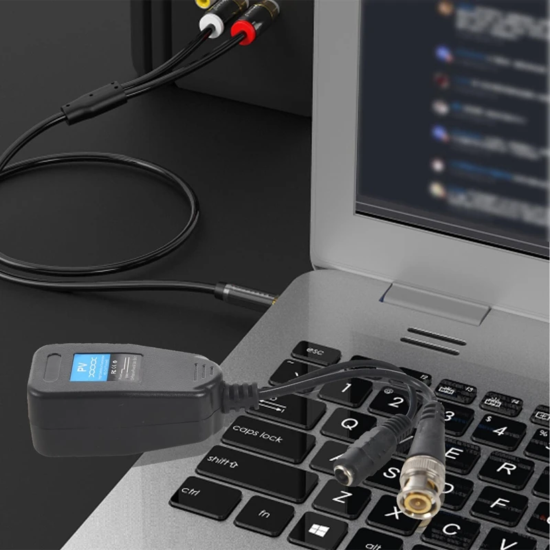 HD-CVI/TVI/AHD пассивный видеотрансмиттер с разъемом питания и RJ45 CAT5 8 пар