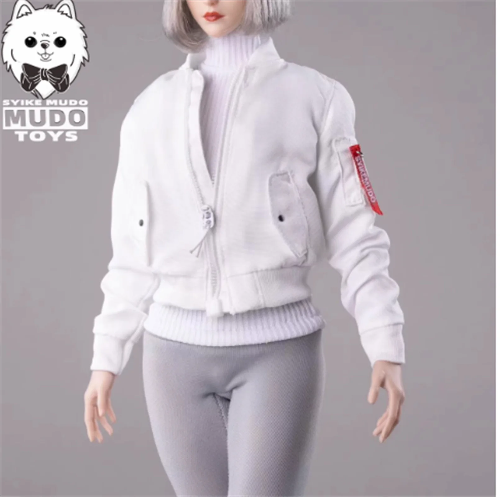 CTC-010 เสื้อนักบิน 1/6 เสื้อแจ็คเก็ตสั้นเสื้อผ้าแนวโน้มเสื้อผ้าสําหรับ 12 นิ้ว Action Figure Body