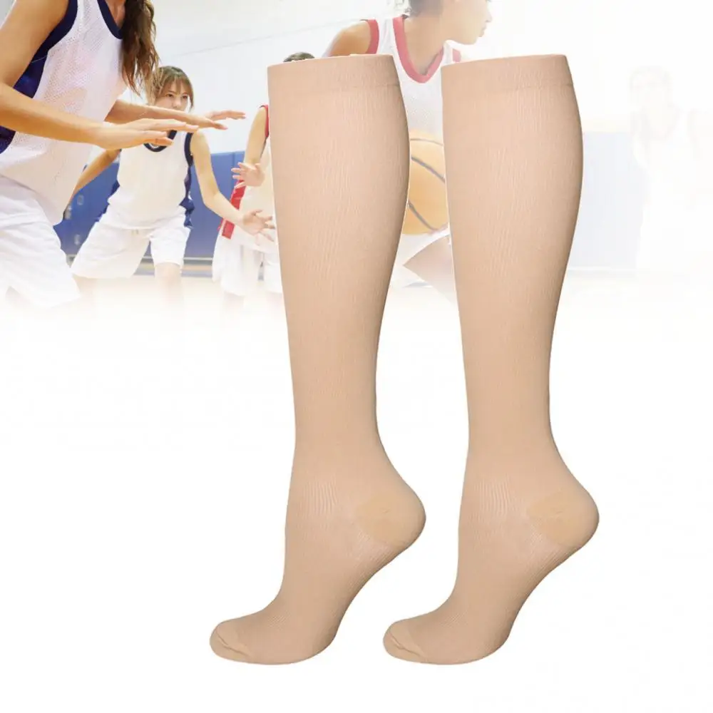 Compression Stockings Women Men Anti Fatigue Miracle Compression Socks Cycling Running Knee Length Socks Varicose Veins Stocking