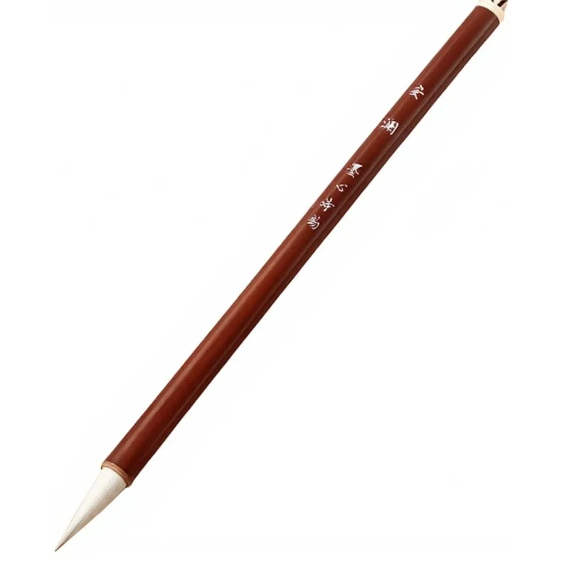 Rabbit Woolen Hair Chinese Calligraphy Brush Mi Fu Running Script Brush Regular Script Brush Traditional Chinese Study Supplies