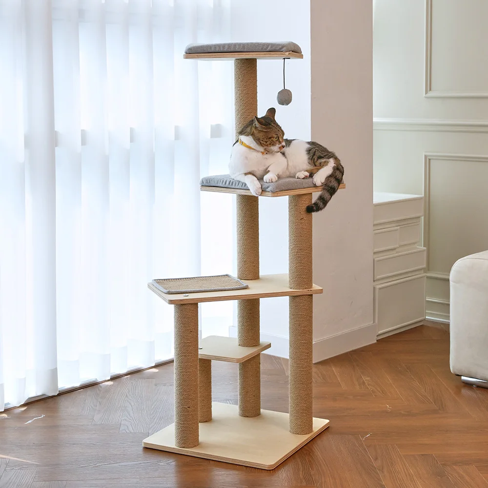 Pettoria GP Cat Wood Cat Tower Craters medium 123cm