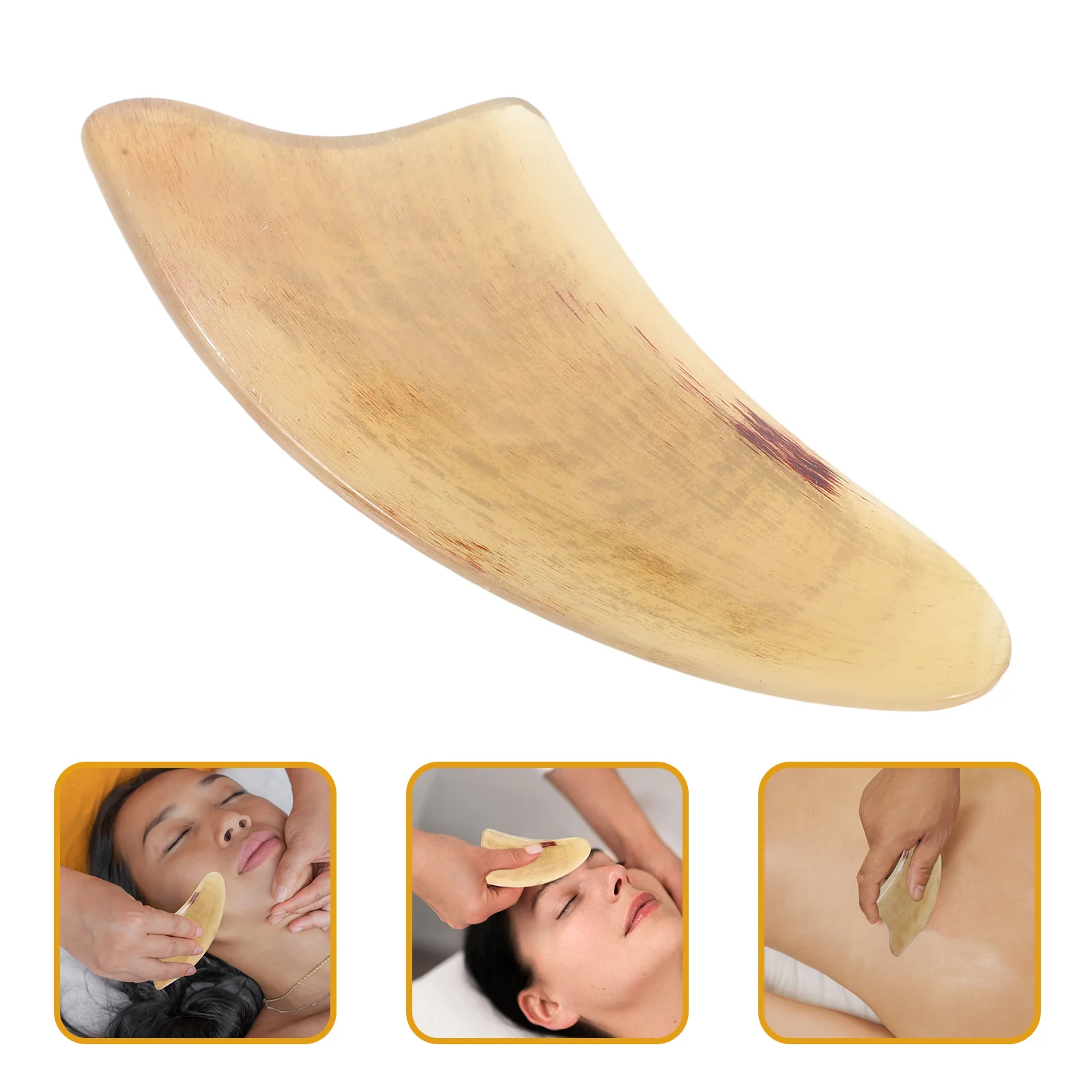 

Скребковый массаж, красота, доска Гуа Ша, массажер для лица и тела, гладкие края, легкий портативный обезболивающий редуктор