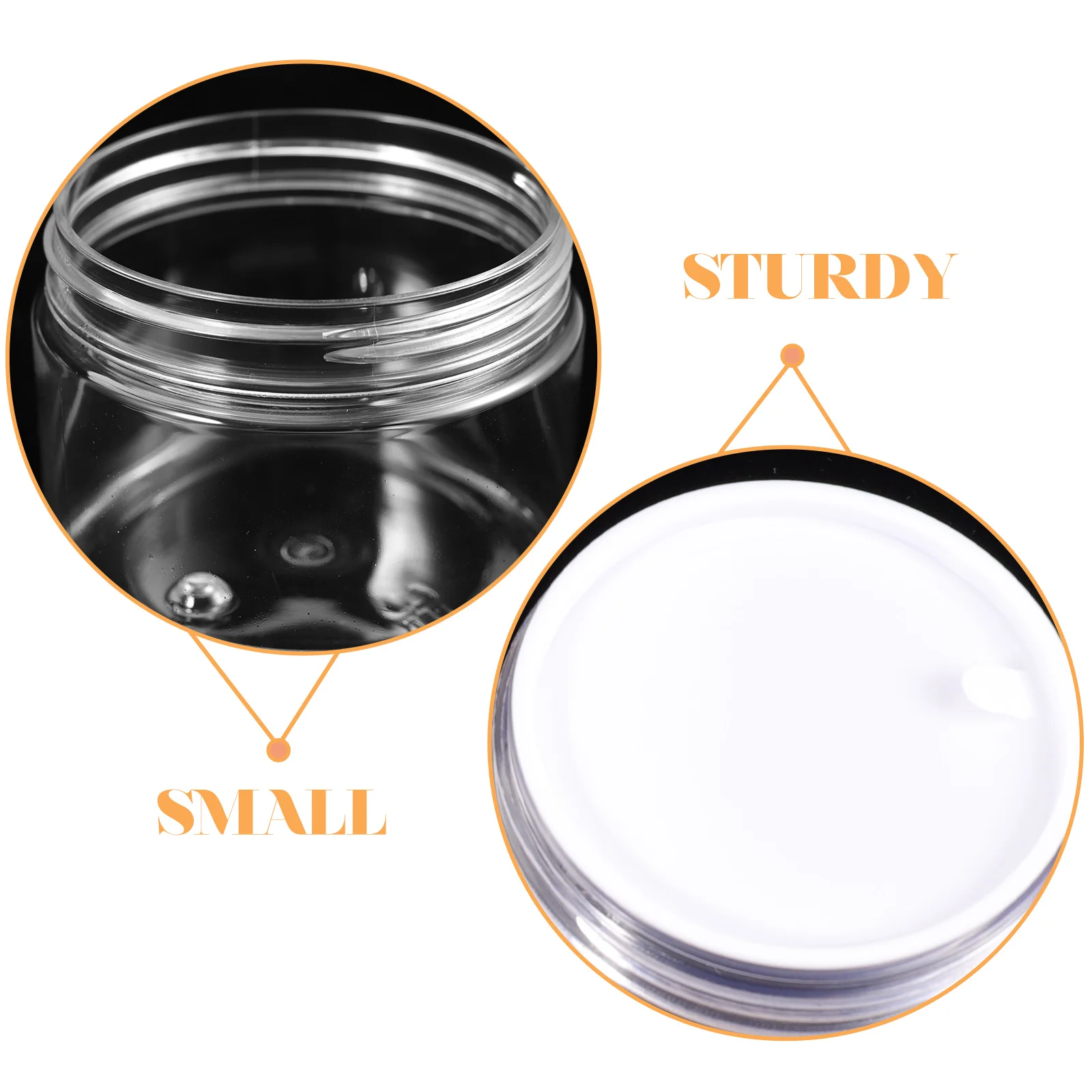 

10pcs Sealing Storage Jar Transparent Pet Container Leak-Proof Kitchen Organizer For Tea Coffee Candy Dry Nuts Cereals Snack