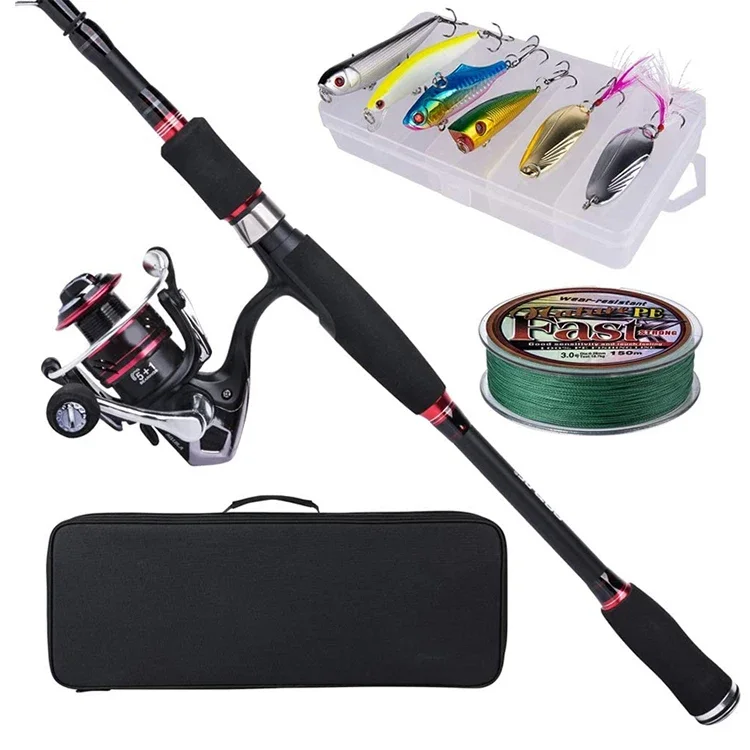 

Fishing Rod With Reel Complete Set / Fishing Rod Reel Combo / Fishing Rod Set Reel Combo