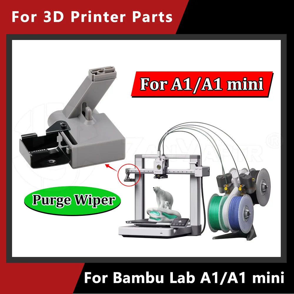 

Высококачественный очиститель сопла (пьюжер) для 3D-принтеров Bambu Lab A1 и A1 Mini, запасные части для чистки сопла