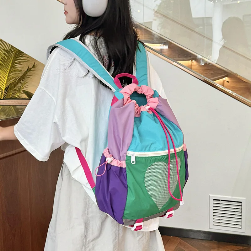 حقيبة ظهر خفيفة الوزن بتصميم تاوكسين للمشي لمسافات طويلة وتسلق الجبال في الهواء الطلق، حقيبة تخييم ذات سعة كبيرة، حقيبة سفر مدرسية