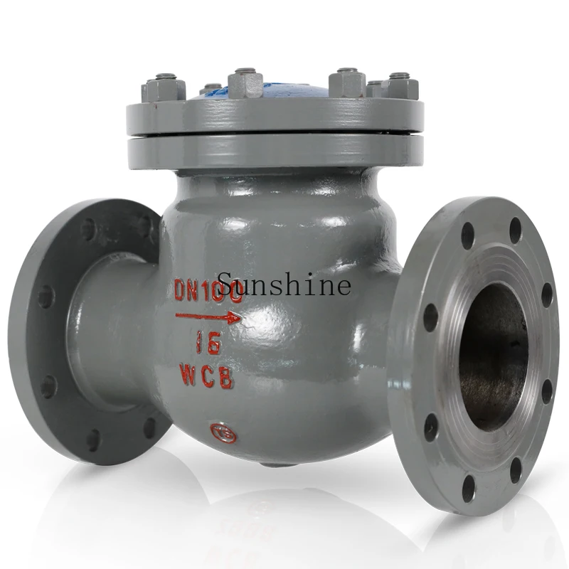 

Valve H44H-16 25C cast steel flange swing check valve DN100 150