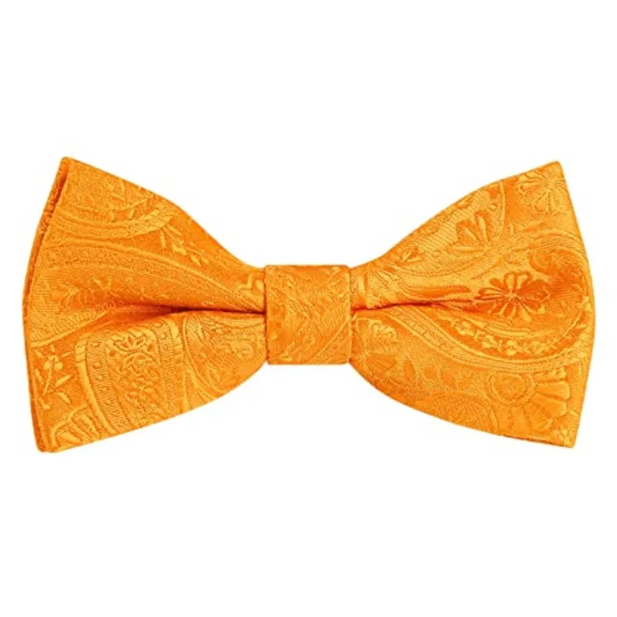 Bow Tie Pre Tied - Alizeal Boys Classic Paisley Adjustable Pre-tied