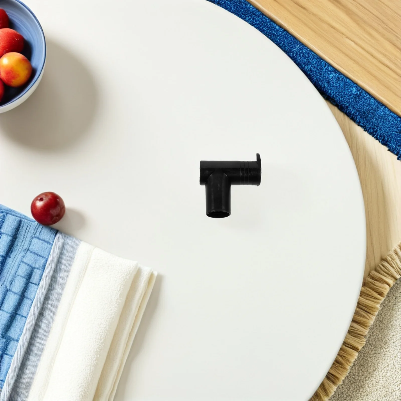 

Black Clothes Drying Rack Connector Joints for Wardrobe Tube Support Easy Setup Space Saving Reliable and Design