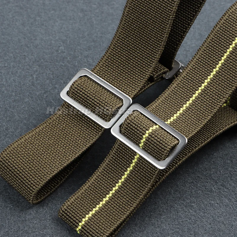 18/20/22Mm Tali Jam Tangan Nil - Parachute Strap Elastic ulasan dan harga