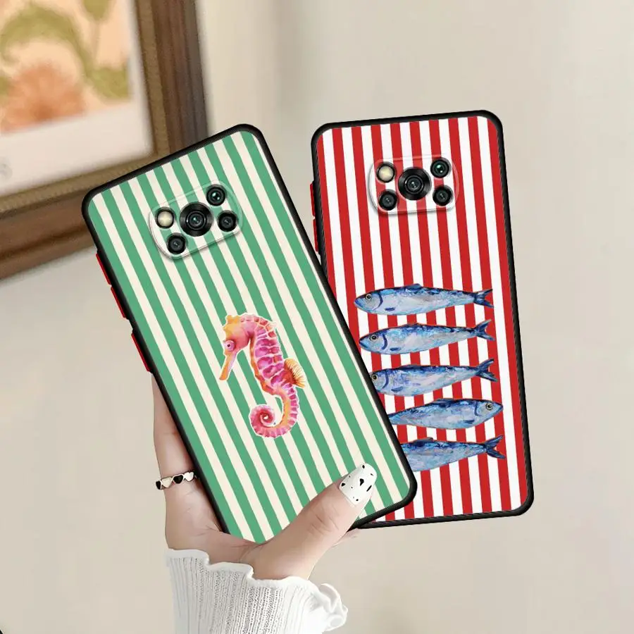 حافظة ناعمة للحيوانات البحرية لهاتف Xiaomi Poco X4NFC X5 X3 X4 Pro X3 NFC #4