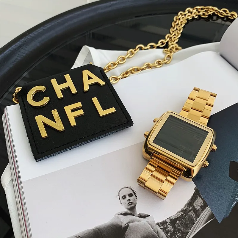 

2025 new trend Internet celebrity simple temperament women waterproof fashion electronic women's watch