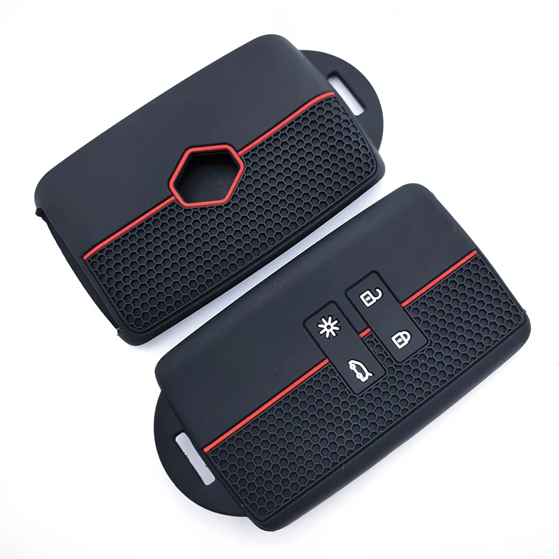 سيليكون غطاء مفتاح السيارة لرينو كابتور كوليوس كادجار أركانا ميجان داسيا داستر سانديرو ستيبواي الذكية التحكم عن بعد فوب