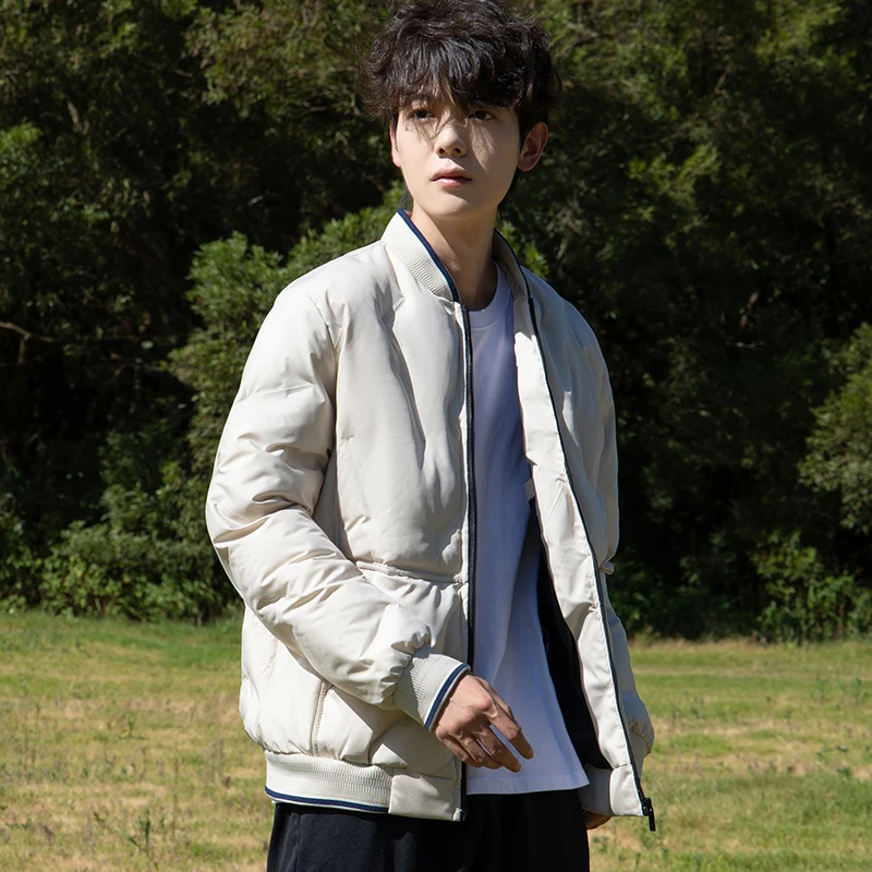 موضة جديدة شتاء دافئ سستة الرجال سترات عالية الجودة يندبروف معاطف قطنية غير رسمية كل مباراة الملابس القطنية اليومية للرجال