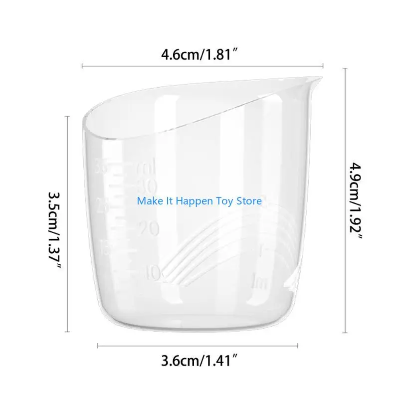 28EC 4 pezzi/set tazza per l'alimentazione del bambino, piccola tazza dosatrice, manometri antisoffocamento per bottiglia