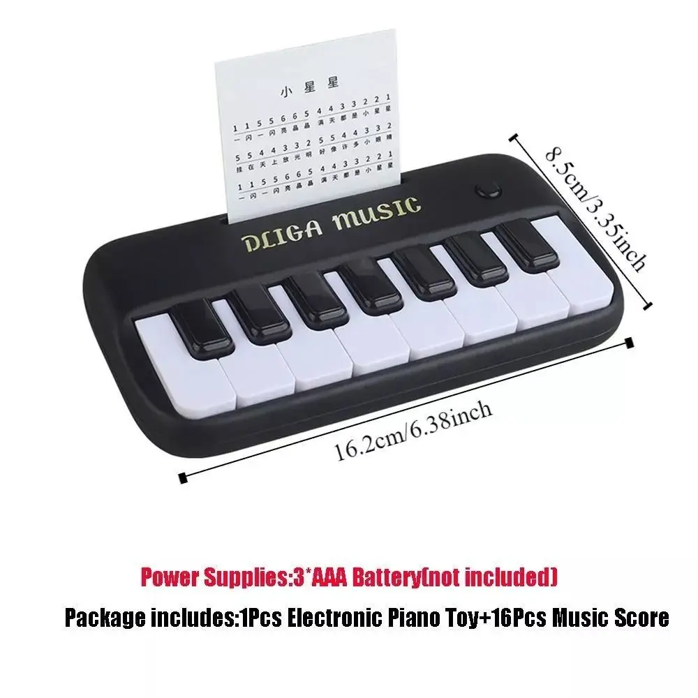 Multifunctional Electronic Piano Toy Early Education Educational Toys Musical Piano Toys Instruments Playable Sound Toys