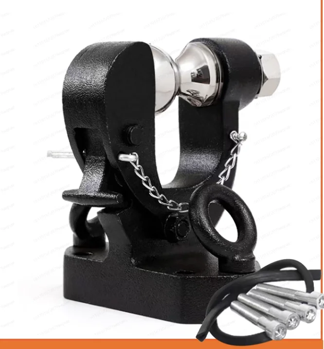 

Крюк для прицепа из нержавеющей стали 304, крючок с головкой тигра, усиленный универсальный крючок для внедорожного прицепа для Toyota Prado