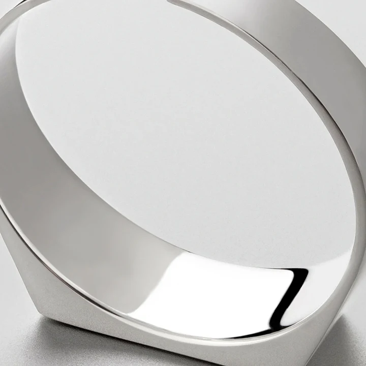 ELANDIS Classic Men's Ring Simple Stainless Steel Gold-Plated Fashion Accessories Wholesale