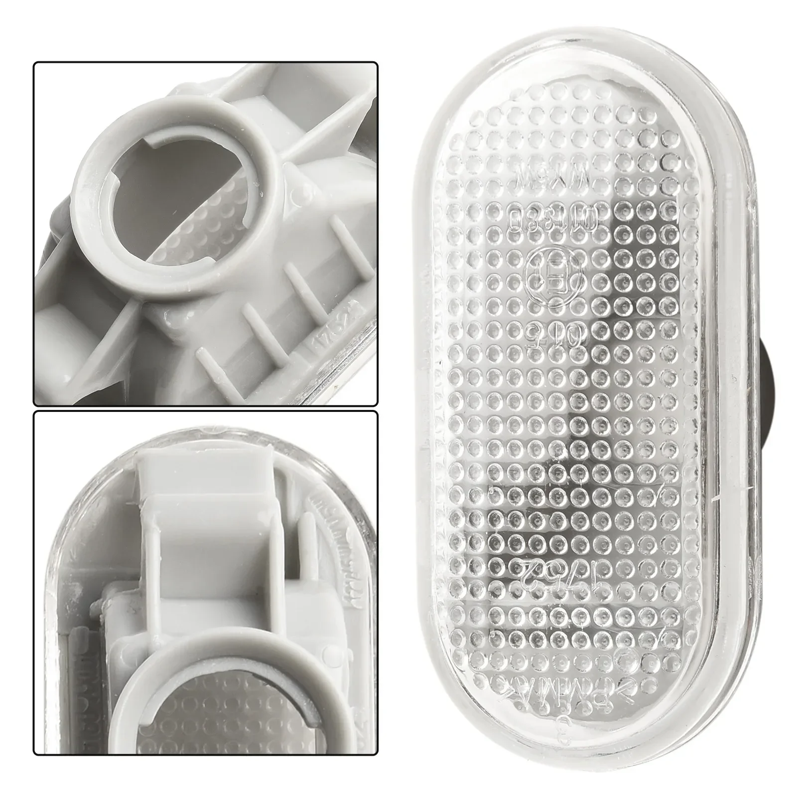 2pcs Car LED Light 26160-AX00A LED Side Repeater Turn Signal Light For Nissan For March For Micra 2002-2010 6.5x3.1cm Plastic