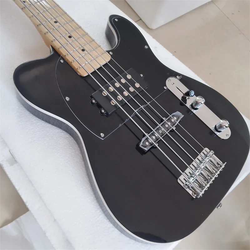 Classic production 5-string Electric Bass, Can Be Customized Colors,black  In Stock, Free Shipping