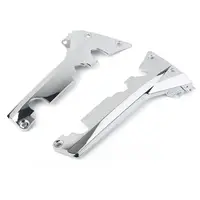 2PCS Motorbike Fairing Right Left Lower Rear Frame Covers For Honda Goldwing GL 1800 Chrome Decorate Covers GL1800 2001-2011 3