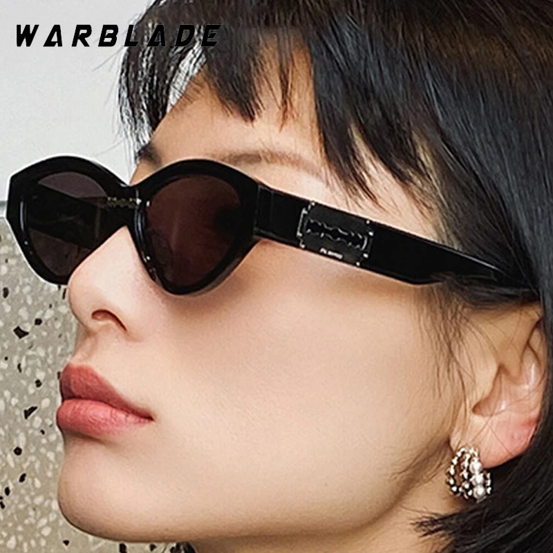 

Fashion Designer Small Frame Cat Eye Women Sunglasses Sunglasses Men 2025 Luxury Summer Travel Outdoor Street Snap Eyewear UV400
