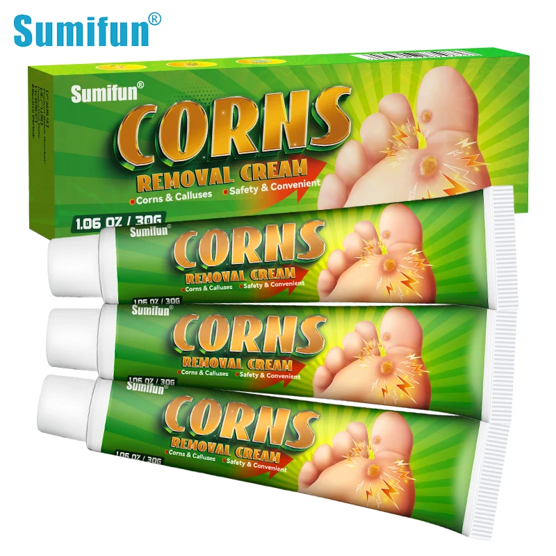 

Sumifun Foot Corn Remover Cream Chicken Eye Skin Infection Treatment Ointment Feet Dead Skin Calluses Removal Tool Health Care