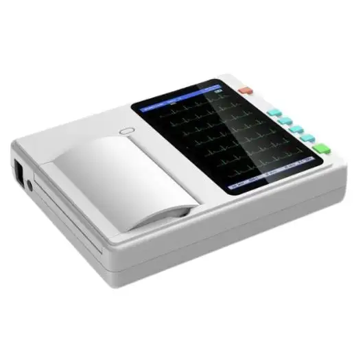 Portable 12-lead 3-channel EKG device veterinary JZ-TEC301 electronic handheld electrocardiograph for cardiac monitoring
