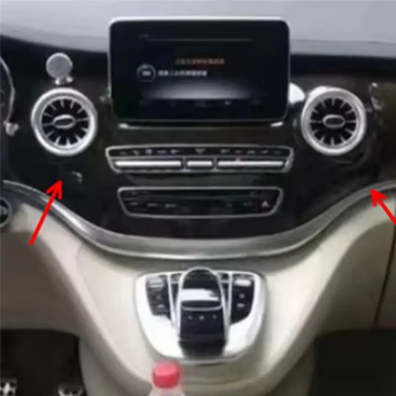 A99F-4Pcs Car Front Dashboard Air Conditioning Vent Assembly A/C Air Vent Grille A4478308502 For Mercedes Benz V Class W447