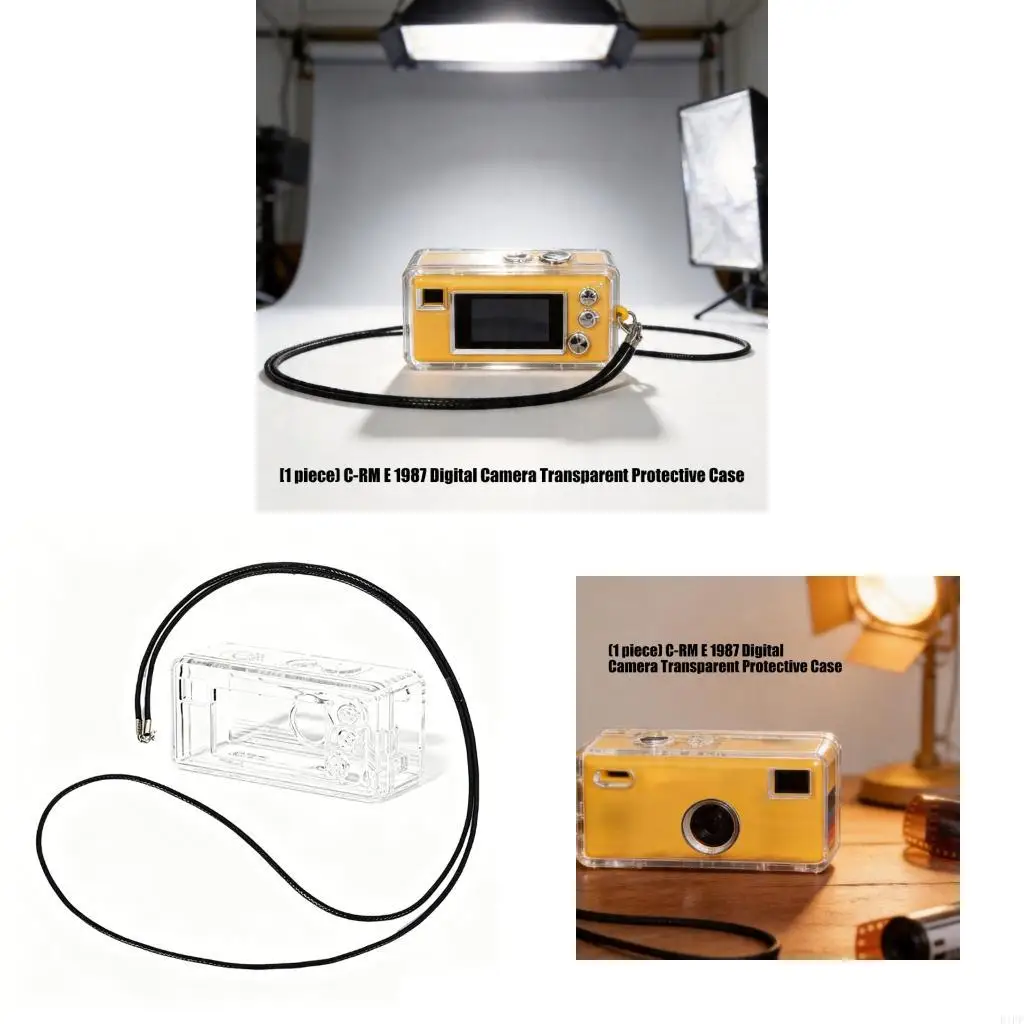 E1PF Wear Resistant Camera Cover Shell Easy To Carry For Keychain Digital Camera 1987 Photographers