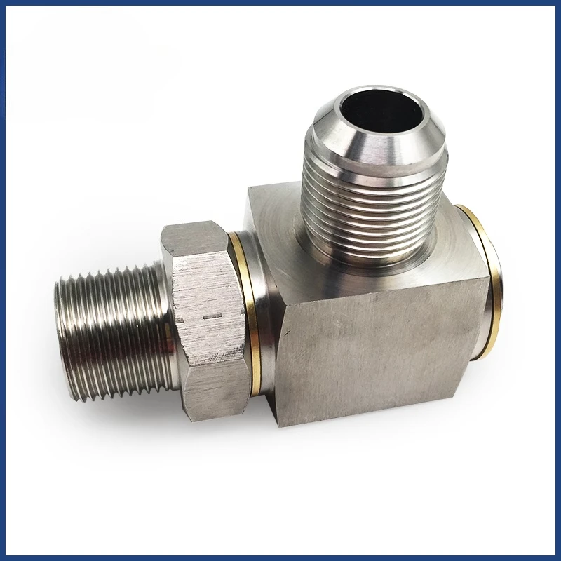 

Hydraulic rotary joint stainless steel right angle pipe roller 360 degree universal high pressure