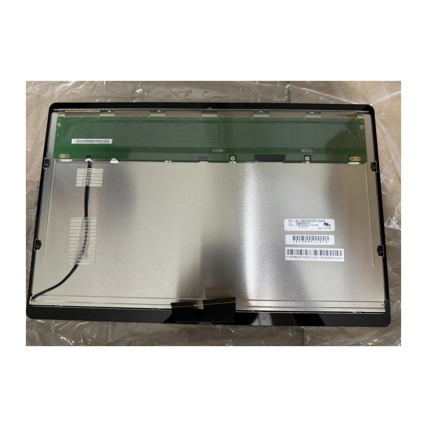 

NL13676AC25-04DA NL13676AC25-05D NL13676AC25-01D ЖК-экран 15,6 дюйма 1366*768 Панели дисплея промышленного класса Совершенно новые