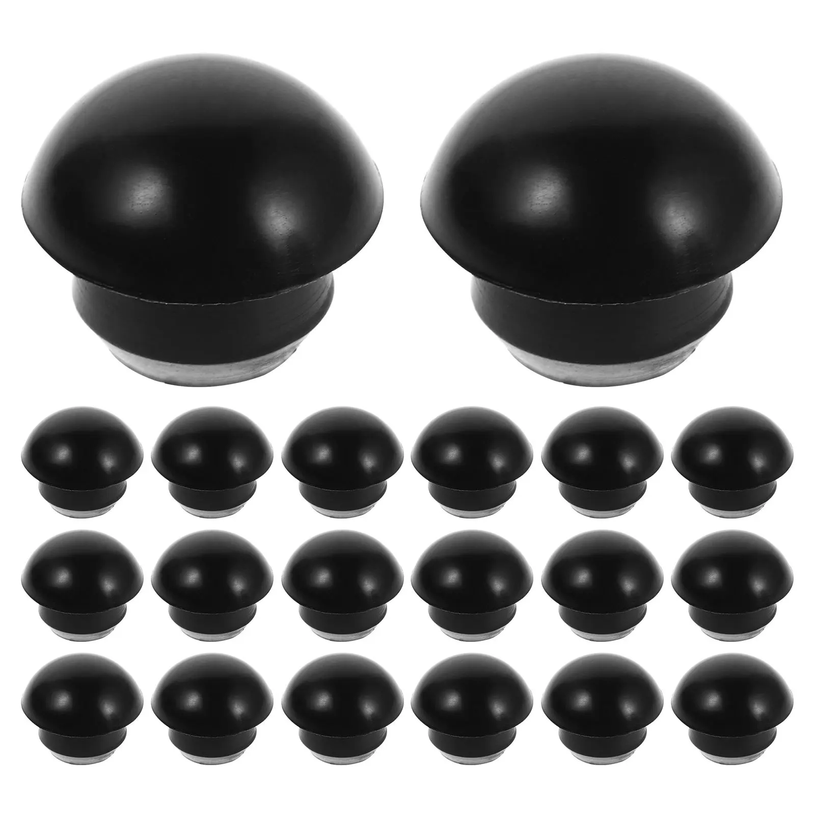 

35 Pcs Plug Car Jack Handle Bottle Fill Floor Accessories Replacement Black Filler Plugs