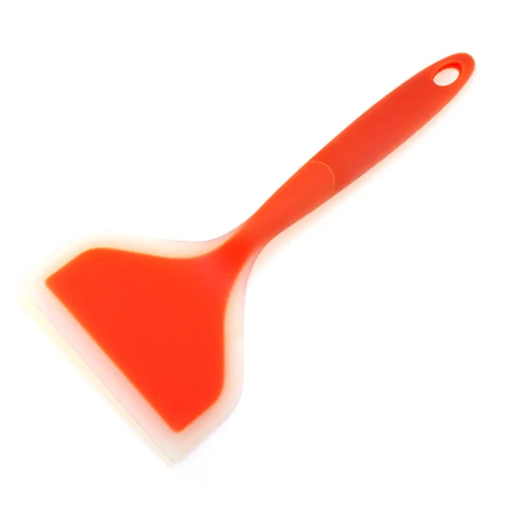 

2PCS Silicone Spatula Turner Kitchen Utensils Non Stick Odorless Pizza Beefsteak Shovel Easy Clean Dishwasher Safe Food Grade