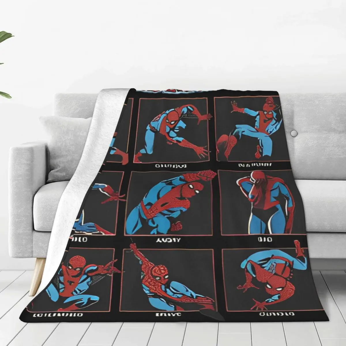 Spider-man Spiderman Blanket Camping Flannel Throw Blanket For Bedroom Super Warm Customized Quality Bedspread Gift Idea