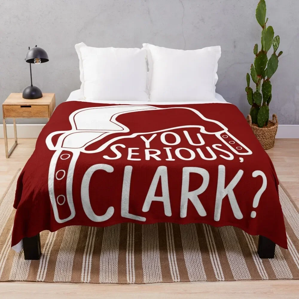 You serious, Clark? Cousin Eddie Throw Blanket Hair Bed Cute Blankets