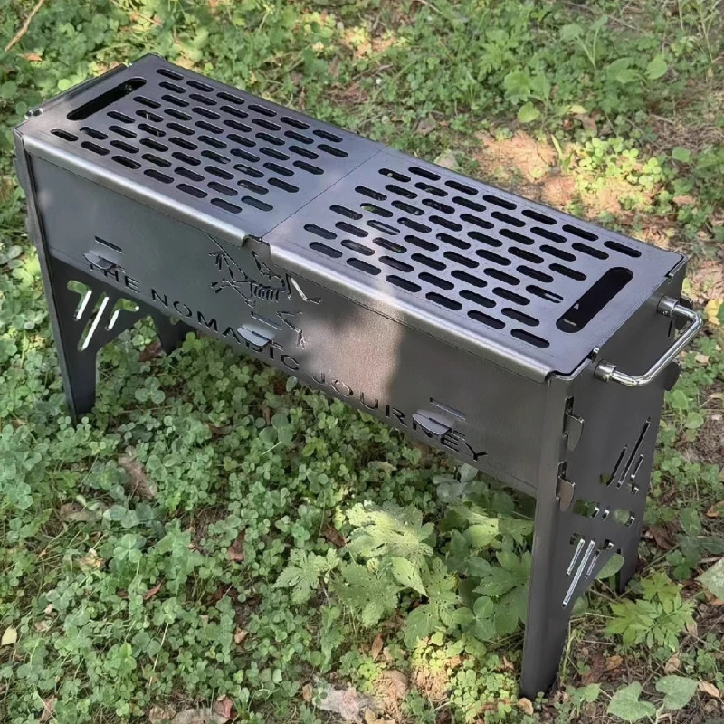 Outdoor Brazier Barbecue Grill Equipment Dismounting Modern Meat Barbecue Grill Lightweight Lron Furniture Parrilla MHSKL