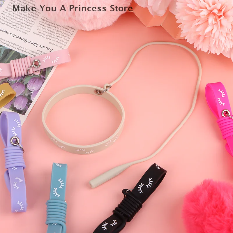 1PC Silicone Gel Wrist Strap Eyelash Tweezers Bracelet Makeup Tool for Girls Anti-Slip Grafting Tweezers Accessory