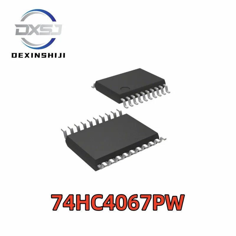 10pcs New original 74HC4067PW,118 TSOP-24 16-channel analog multiplexer/demultiplexer