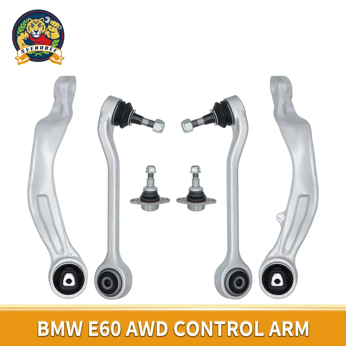 

Svenubee 6Pcs Front Lower Forward Rearward Control Arm Ball Joints Kit Set for BMW E60 525xi 528xi 535xi 2006 2007-2010 K641962