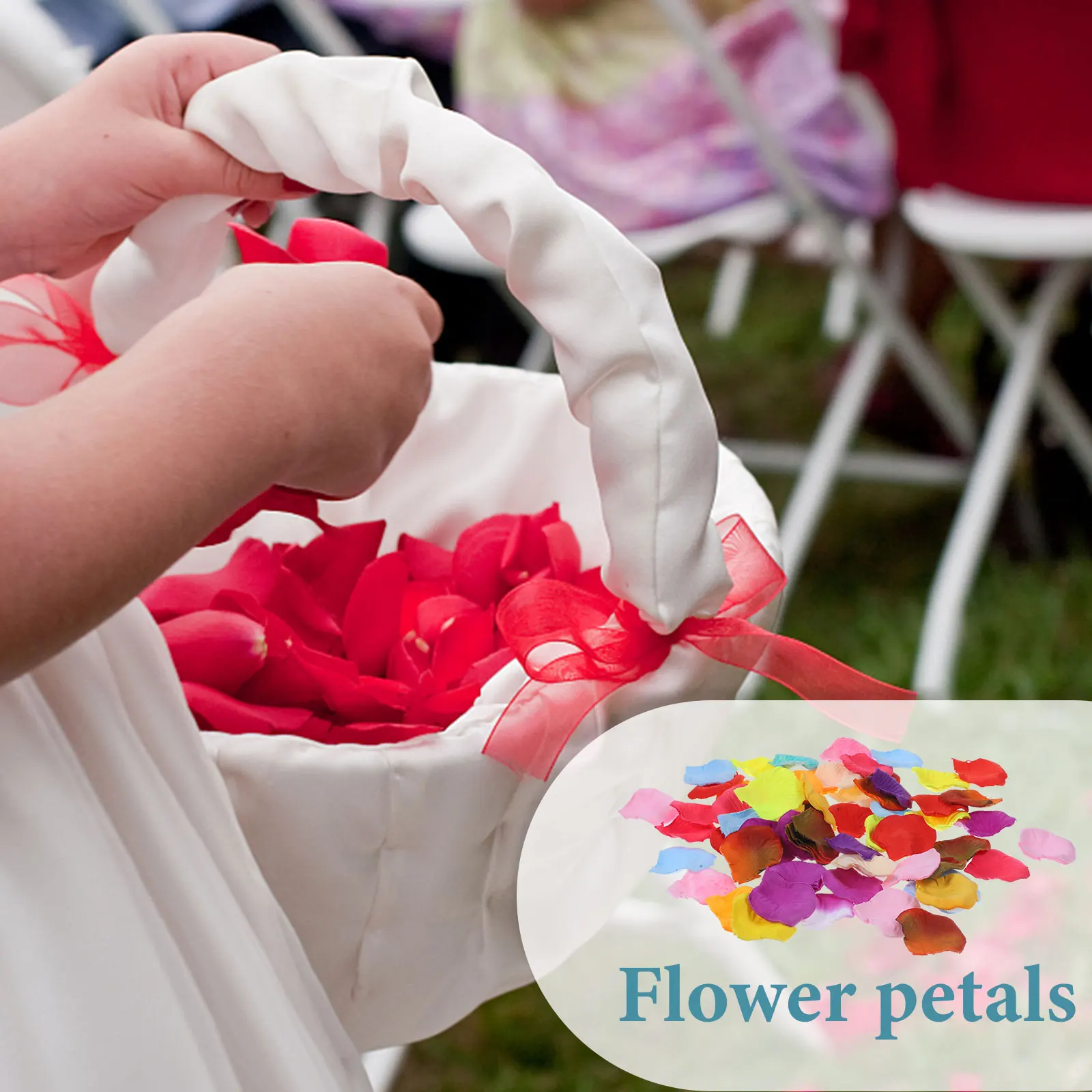 

1000PCS Simulated Petals Cloth Artificial Flowers Decorative Flower Petals Wedding Party Decoration Valentine Home DIY Crafts